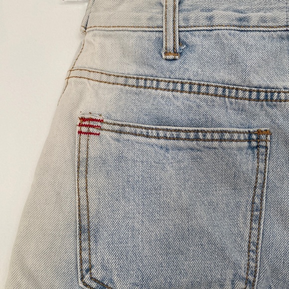 Urban Outfitters BDG longline light wash ombré denim jean shorts size 27 - Picture 5 of 9